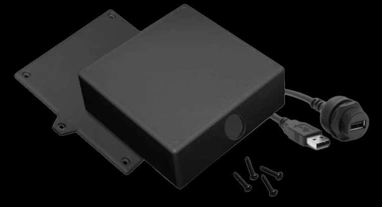 Wall Mount USB Adapter Enclosure with 5 metre cable