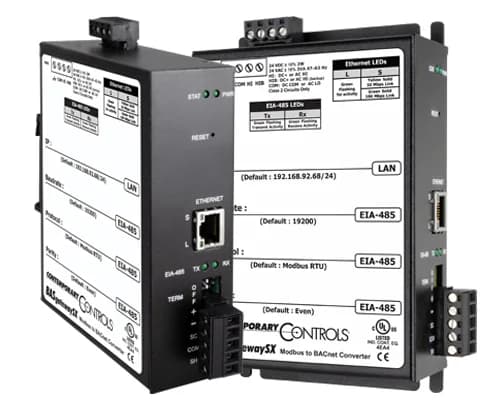 BASgatewayLX Modbus to BACnet gateway with virtual routing 1000 points
