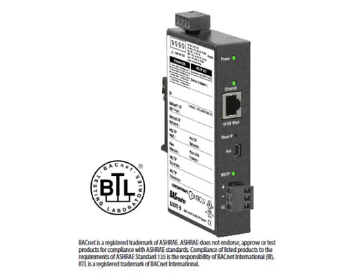 BACnet Router, Fixed , BACnet/IP to BACnet-MS/TP