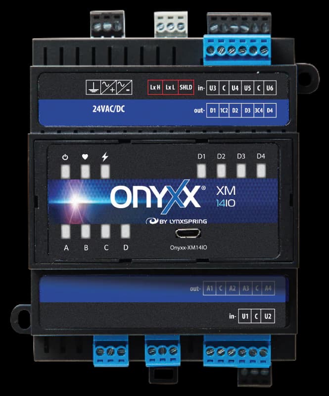 Onyxx Expansion Module - 14 point IO Module connection via LynxBus to Onyxx-534, Onyxx-514, Onyxx-434, or Onyxx-414 Hardware
