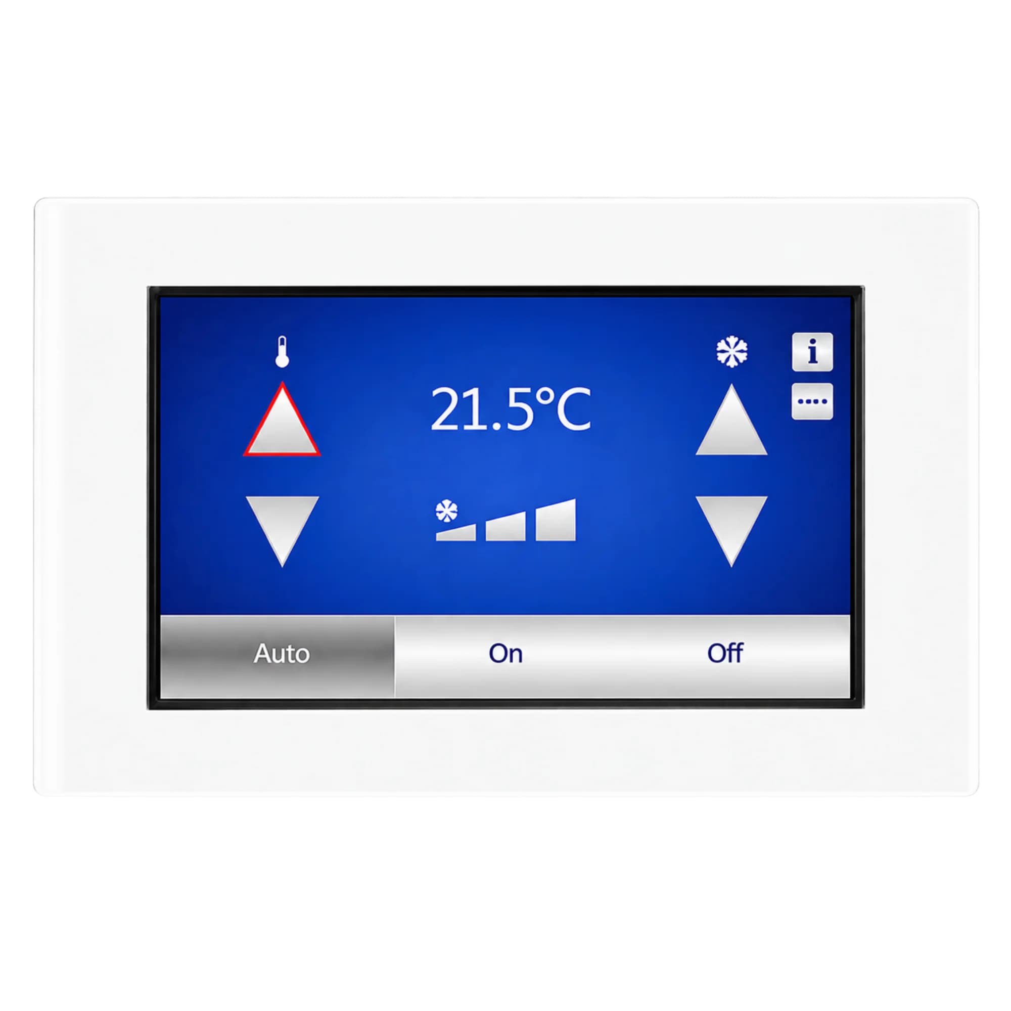 RDU-Touch room display unit (white RAL9016 metal surround)