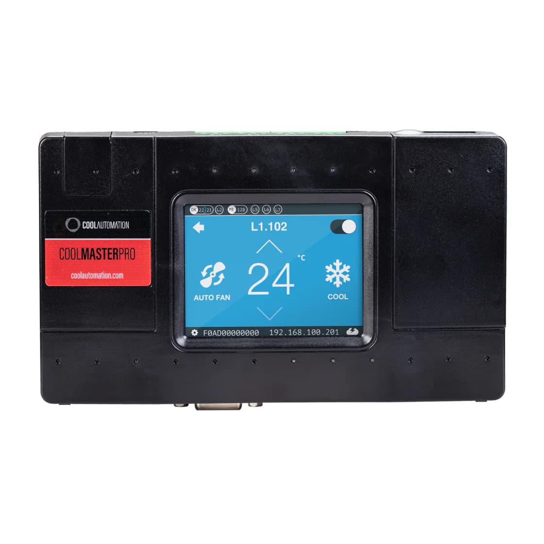 CoolMasterPro - Central Controller and BMS Interface for up to 256 Indoor Units. Local Advanced System Diagnostics Data (Daikin, Mitsubishi Electric, Fujitsu)