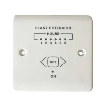 0-6 hour extension timer with VFC relay, LED indication & remote start option 24V supply