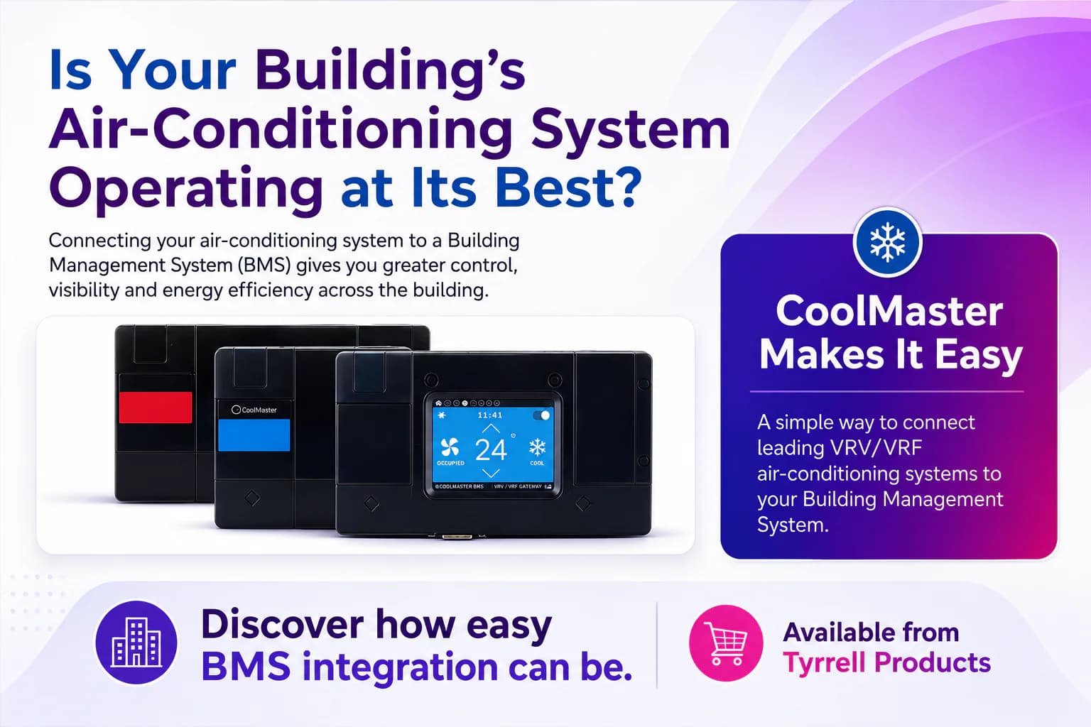 Hero image for Is Your Air Conditioning Operating at Its Best? CoolMaster BMS Integration