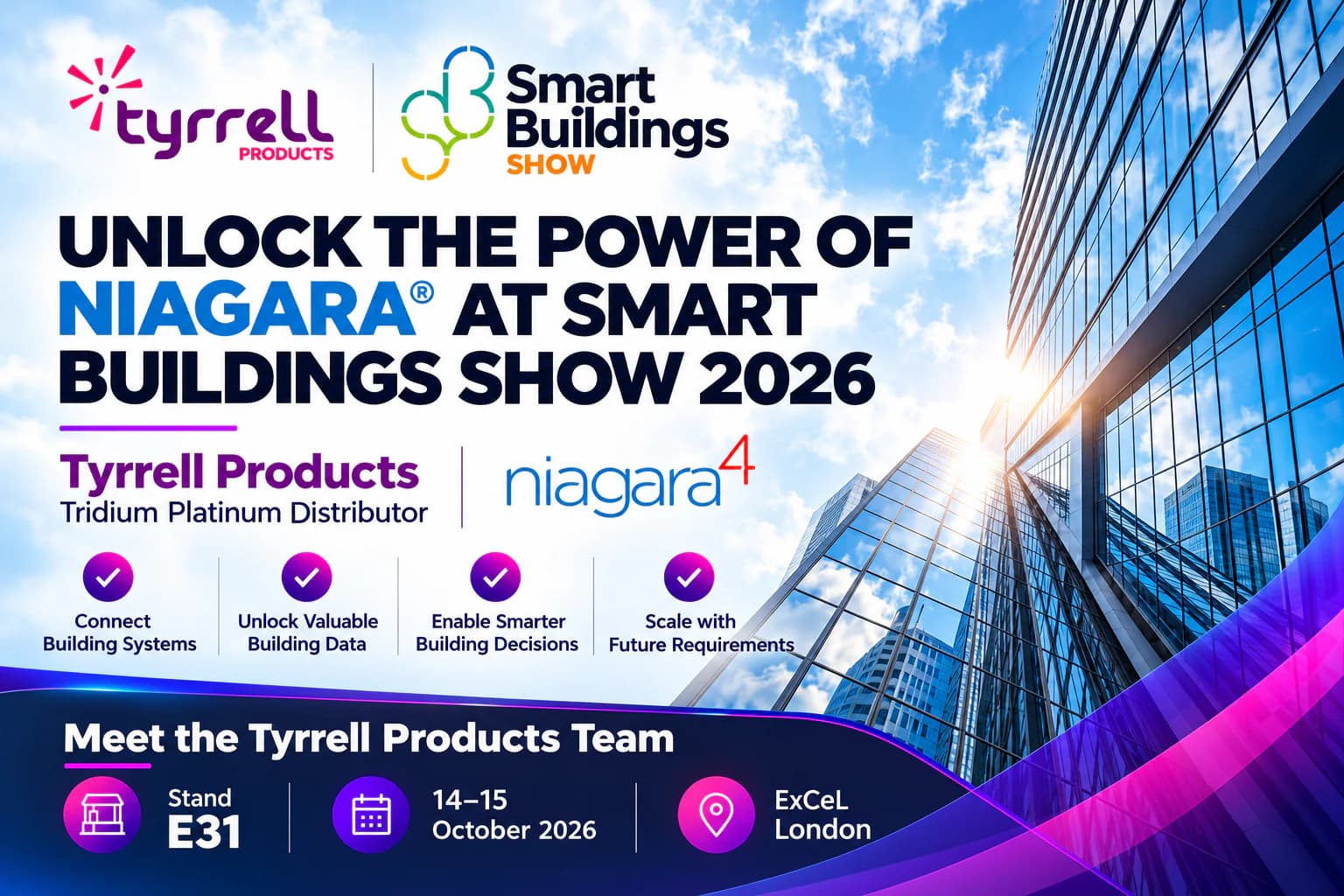 Hero image for Unlock the Power of Niagara at Smart Buildings Show 2026
