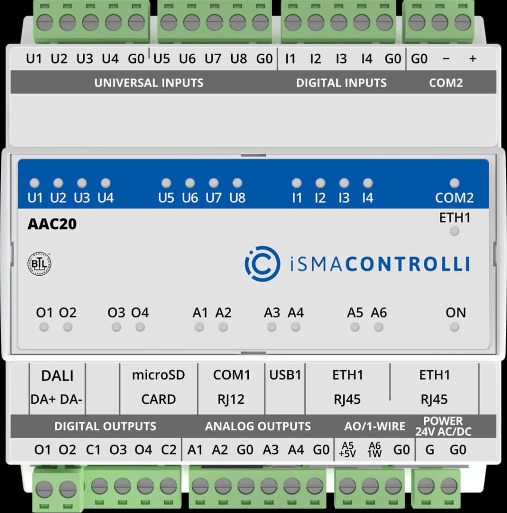 iSMA AAC20 Advanced Applications DALI