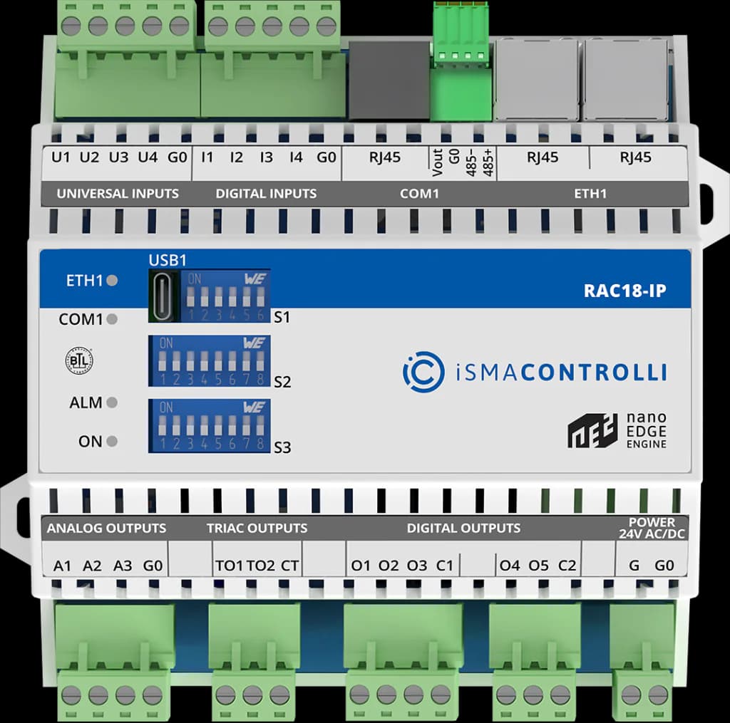 iSMA Room Application Controller (RAC18 IP)