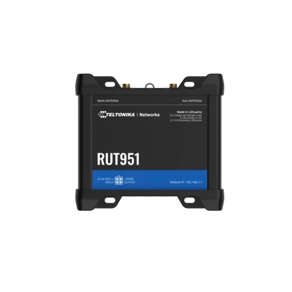 RUT951 features dual-SIM cellular connectivity combined with Wi-Fi and four Ethernet interfaces to meet the needs of the most varied IoT scenarios. Powered by RutOS, this router offers advanced customization options, automation features, and top-level security for your solution.