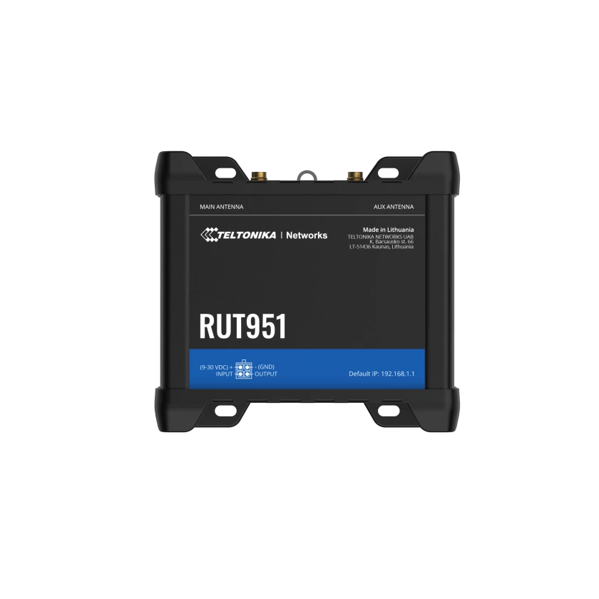RUT951 features dual-SIM cellular connectivity combined with Wi-Fi and four Ethernet interfaces to meet the needs of the most varied IoT scenarios. Powered by RutOS, this router offers advanced customization options, automation features, and top-level security for your solution.