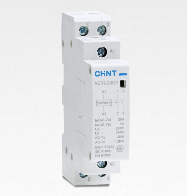 Modular AC Contactor AC24V 20Amp (8 in a box)