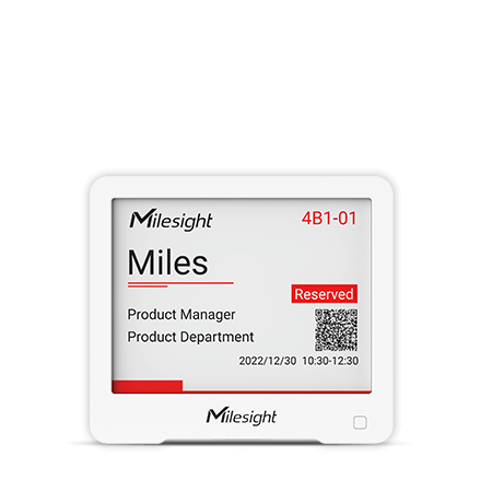 LoRaWAN Milesight IoT E-Ink Display