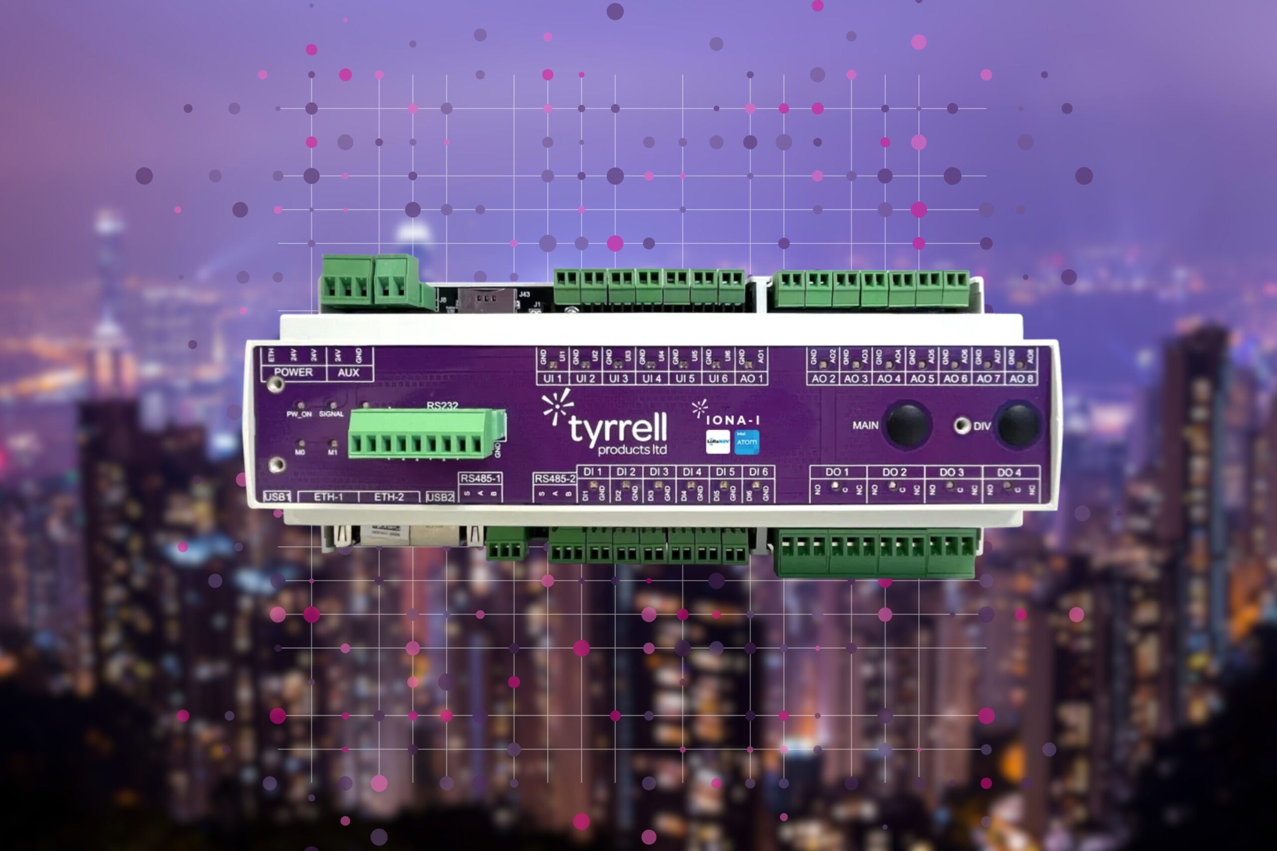 Tyrrell Products New Product Launch: IONA-I Niagara 4 Controller – Intel Powered with Integrated LoRa Gateway