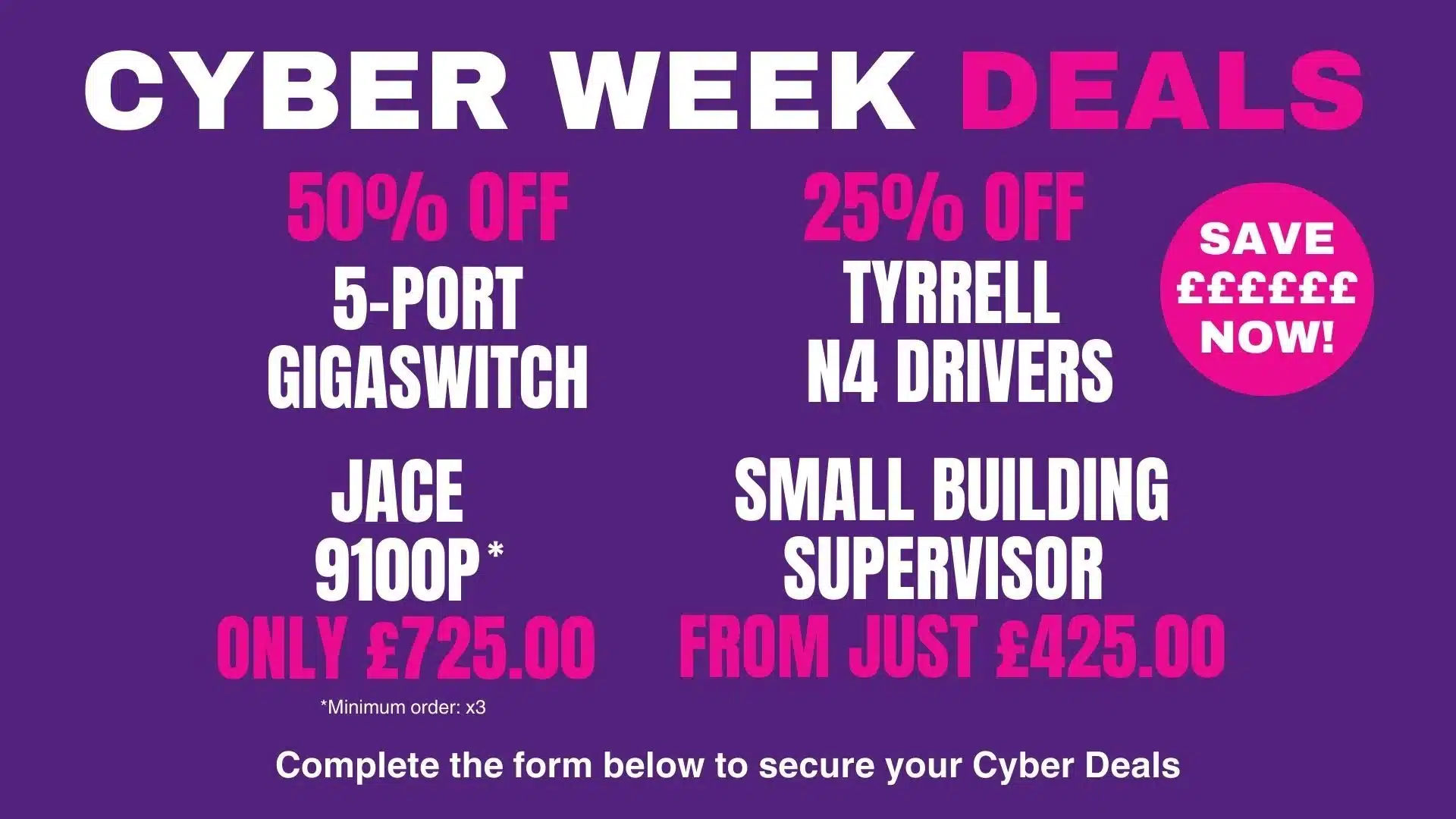 CYBER WEEK DEALS