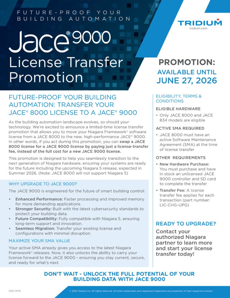 What’s New with the Tridium JACE 9000? 1