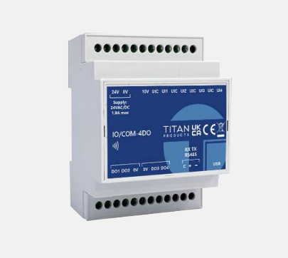 Smart IO Module with 4 x UI and 4 x Digital Outputs c/w NFC communications for setup